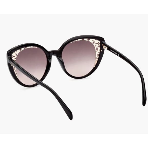 Emilio Pucci 58mm Gradient Cat Eye Sunglasses shiny black main image 9